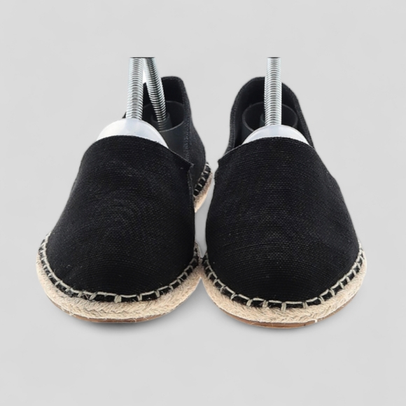 ❤️Old Navy Canvas Slip-on Espadrille Flats in Black - Picture 5 of 10